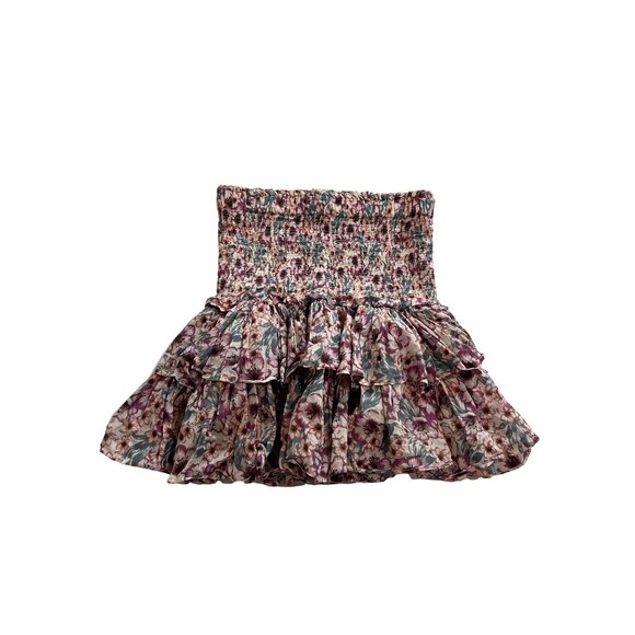 Isabel Marant Etoile Naomi Skirt in Pink Green Floral
